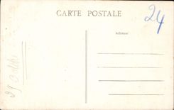 VINTAGE POSTCARD Interior Périgueux of the Church of the ISCED the Pulpit