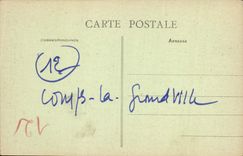 VINTAGE POSTCARD Cistercian abbey of Notre Dame de Bonnecombe Old abbey church restauree chorus