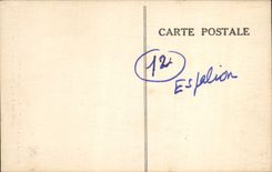 VINTAGE POSTCARD Espallon Church of Persia interior of the left church vault