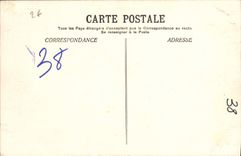 VINTAGE POSTCARD Dauphine Line of Walls Passage of Rivoire