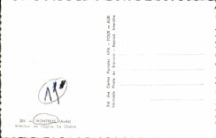 MODERN CARD Interior Montreal of the Church the Pulpit