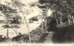 CPA Dinard La Vicomte Le chemin de ronde