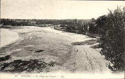 VINTAGE POSTCARD Dinard the Beach of the Prioress