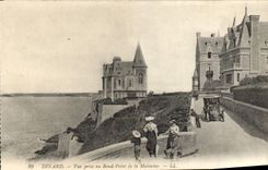 CPA Dinard Vue Prise au Rond Point de la Malouine