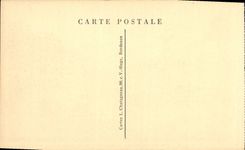 Burdeos de la POSTAL de la VENDIMIA pone comedia el teatro grande