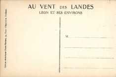 CPA Environs de Leon Les exiles