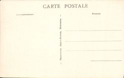 VINTAGE POSTCARD St Brevin Pines Automobile