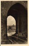 VINTAGE POSTCARD Main door of the castle of Villeneuve Avignon In the content the Philippe Tower the Beautiful one