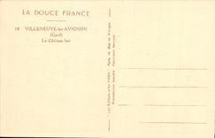 VINTAGE POSTCARD Villeneuve Avignon the Strong Castle