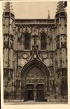 Ataque frontal de Avignon de la POSTAL de la VENDIMIA del Saint Pierre de la iglesia