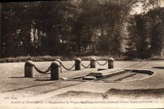CPA Foret de Compiegne Emplacement du wagon 