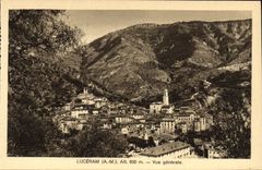 CPA Luceram Vue Generale