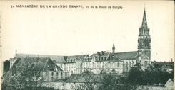 CPA Monastere De La Grande Trappe vue de la route de Soligny
