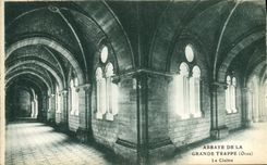 CPA Abbaye De La Grande Le cloitre