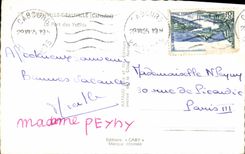 POSTAL MODERNA Deauville el puerto de los yates