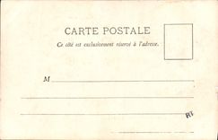 POSTAL Compiegne de la VENDIMIA la entrada del parque