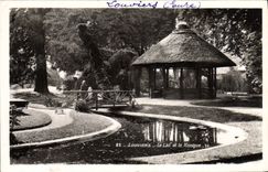 MODERN CARD Louviers the Lake and the Kiosk
