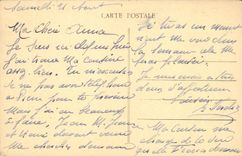 VINTAGE POSTCARD Chatillon on the Seine Spring