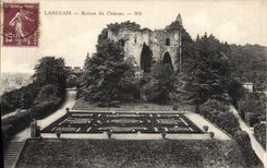 CPA Langeais Ruines du Chateau