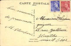 VINTAGE POSTCARD the Face Seen D' Ensembie and the Seine