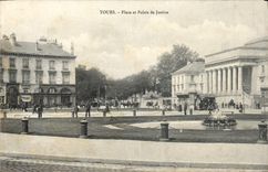CPA Tours Place et Palais de Justice