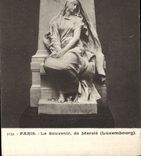 CPA Paris Le Souvenir de Mercie Luxembourg