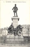 CPA Le Mans Statue du General Chanzy Militaria