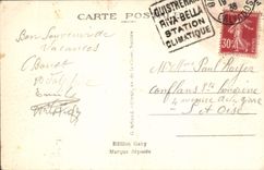 VINTAGE POSTCARD Ouistreram Riva Bleated the Church