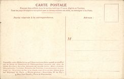 VINTAGE POSTCARD Musee of Versailles Battles of Denain