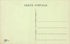 POSTAL Estrasburgo de la VENDIMIA la universidad y el monumento de Pasteur