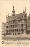 VINTAGE POSTCARD Brussels House of the King Ancienne Market to the Bread