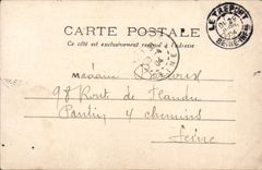 VINTAGE POSTCARD Treport the Staircase and the Cliff