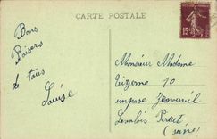 VINTAGE POSTCARD Bridge and Ditches of Five Mars the Feudal Castle