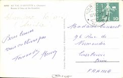 CPM Au Val d'ARpette Champex Point d'Orny et les Ecandiers 