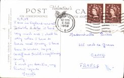 MODERN CARD Bristol-board Clifton Suspension bridge