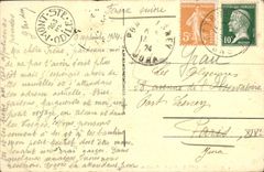 VINTAGE POSTCARD Mount St Odile and St Nabor