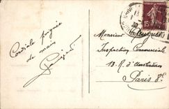 VINTAGE POSTCARD Brive the canal