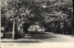 VINTAGE POSTCARD Colmar the Champ de Mars