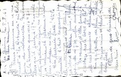 MODERN CARD Abbey of Hautecombe and the lake of Le Bourget