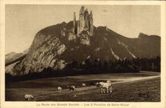 CPA Route Des Grands Goulets Les 3 Pucelles de Saint Nizler