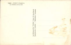 CPA Brest La Chateau et la Rade Bateau