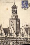 VINTAGE POSTCARD St Quentin the Chime of the Town hall