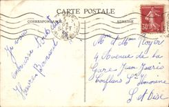 VINTAGE POSTCARD Sainte Address View of Nice Native of Le Havre