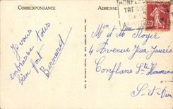 VINTAGE POSTCARD Honfleur the Pretty Mount