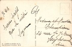 VINTAGE POSTCARD Cambo les Bains Terraces of Nive