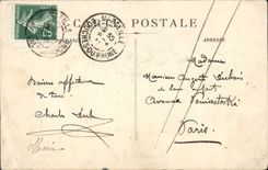 CPA Marseille Le Vieux Port et Notre Dame de la Garde Bateaux