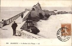 CPA Biarritz Le Rocher de la Vierge
