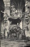 VINTAGE POSTCARD Brussels the Pulpit of the Cathedral