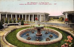 CPA Deauville La Plage Fleurie Interieur des Nouveaux Bains L'atrium