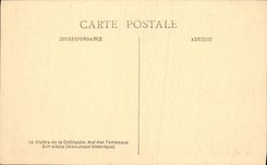 VINTAGE POSTCARD Holy Emilion Cloister of the collegial Nave of the Tombs